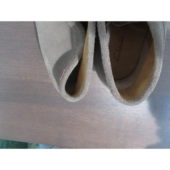 Clarks Shoes Mens Size 12 Gray Suede Wallabee Chukka Crepe Sole Casual Comfort main image 5